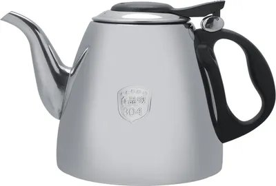 Produktbild von 1,5-Liter-Teekanne/Kaffeekanne aus Edelstahl für den Herd, hitzebeständiger Griff