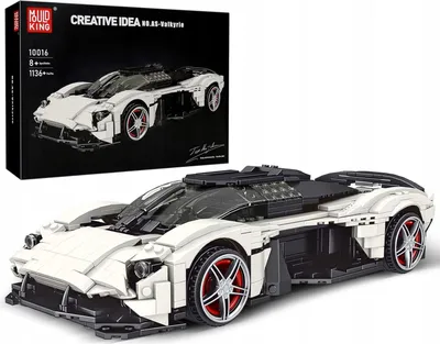 Produktbild von MOULD KING 10016 AS-Valkyrie Rennwagen-Bausteinset 1136 Stück