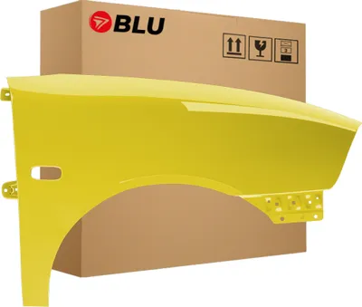 Produktbild von BLU Kotflügel Passend für Seat Ibiza Cordoba (6L - III 3. Generation) LS1A Rechts Gelb AmarilloCrono | 2002-2008 | Vorderseite Vorne | Lackiert | Einbaufertig