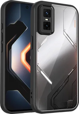 Obrázek produktu pro Pouzdro pro Infinix GT 30 Pro průhledný zadní kryt s TPU rámečkem, odolné proti nárazům Černý