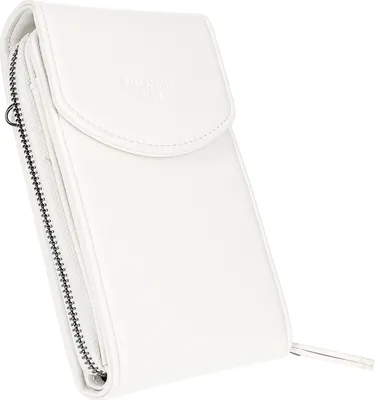Image de Gallantry, sac à bandoulière à plusieurs compartiments en similicuir, blanc
