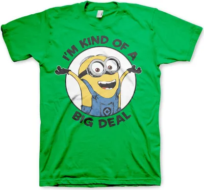 Produktbild von Minions - I'm Kind Of A Big Deal T-Shirt - Medium - Green