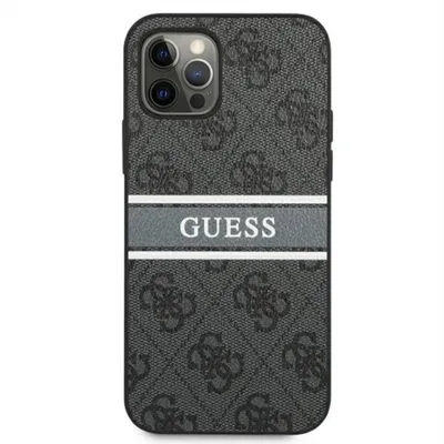 Produktbild von Guess, Schutzhülle für Apple iPhone 12 Pro Max Stripe, Grau