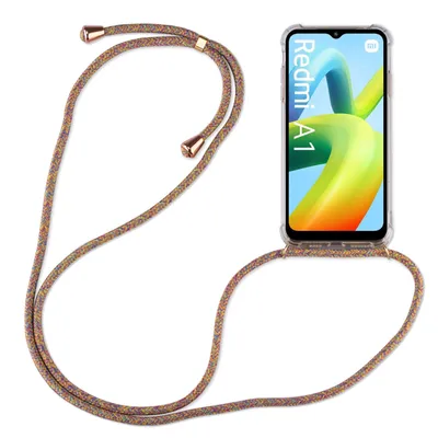 Produktbild von Handykette für Xiaomi Redmi A1 Handyhülle mit Band Hülle mit Kordel Handy Tasche Rainbow