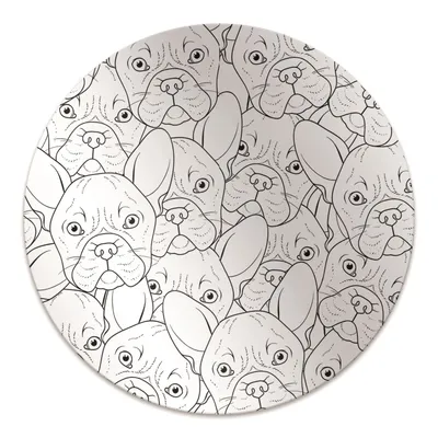 Obrázek produktu pro Kulatá ochranná podložka pod podlahu - Ochranná podložka pod židli - Podložka pod podlahu - 140x100 cm - Buldoggog