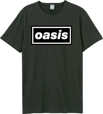 Produktbild von Oasis - T-Shirt für Herren/Damen Uni GD1447 (L) (Holzkohle)