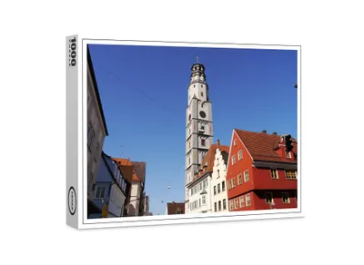 Produktbild von raxxa Premium-Puzzle "Schimmelturm in Lauingen an der Donau", 1000 Teile