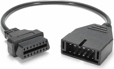 Produktbild von K56C OBD1 auf OBD2 Diagnose Adapter für GM Chevrolet – 12-Pin auf 16-Pin OBD2 Standard, 40 cm