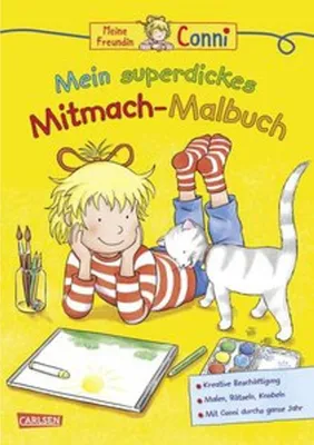 Image de Conni Gelbe Reihe: Mein superdickes Mitmach-Malbuch