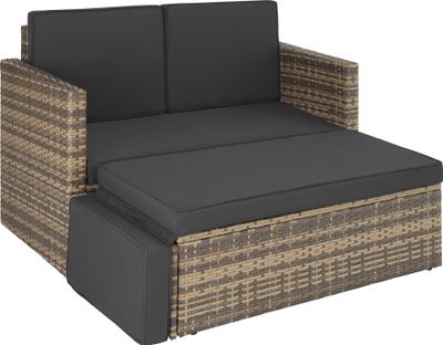 Rattan Lounge Korfu 2-Sitzer widerstandsfähig