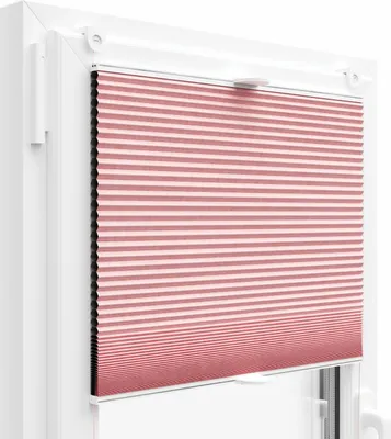 Immagine prodotto di TENDE PLISSETTATE A NIDO D'APE 100% CON CHIUSURA A CHIAVE
(Rosa PM06, 30x120 cm)