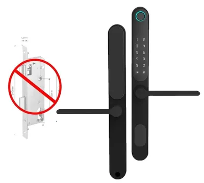 Produktbild von Intelligentes Einsteckschloss, Bluetooth-Konnektivität, mehrere Entsperrmöglichkeiten, Keine Mortise