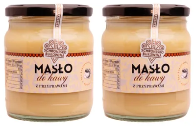 Produktbild von Kugelsichere Butter mit Gewürzen, 300 g – Schronisko Bukowina – 2 Stück