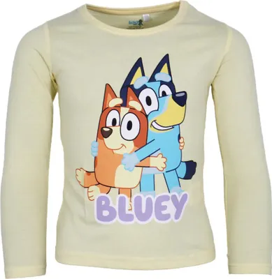 Produktbild von Bluey Bingo Kinder Langarmshirt langarm Shirt – Gelb / 110