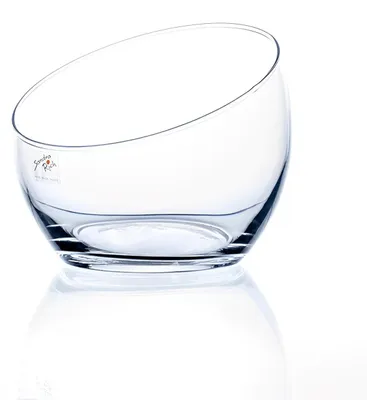 Produktbild von Glasschale BEXA mit schrägem Rand D. 18,5cm H. 15,5cm rund Sandra Rich