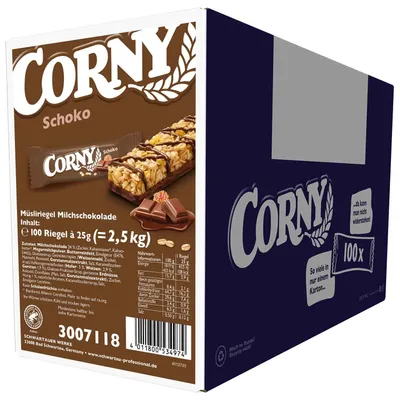 Produktbild von Corny Schoko 100x25g