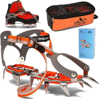 Imagen del producto de Puntas para crampones, aptas para hielo y nieve, ajustables
