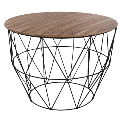 Produktbild von Couchtisch "atomic" schwarz h56cm  - Atmosphera créateur d'intérieur