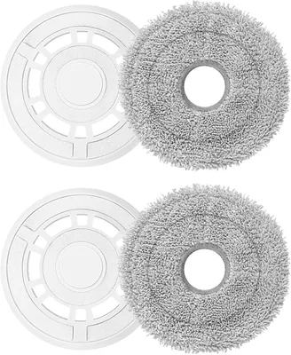 Imagen del producto de Fundas de repuesto para aspiradoras robot, 4 unidades, compatibles con los modelos T30 Pro Omni, T30 Omni, T30S Combo, para limpieza