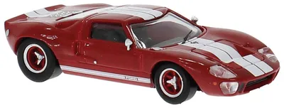 Immagine prodotto di Modello in scala della Ford GT 40, colore rosso, anno 1966.