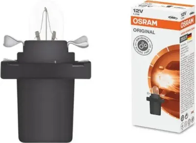 A product image showing a light bulb and its packaging.