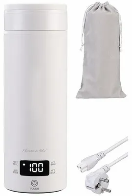Image de Bouilloire de voyage 500 ml et gourde isotherme