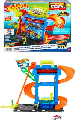 Zdjęcie produktu dla Hot Wheels City HTN80, Zestaw pojazdów i torów wyścigowych, 3 lat(a), Plastik, Wielobarwny