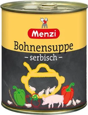 Produktbild von Bohnen Suppe serbisch