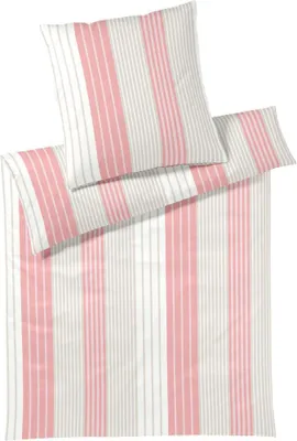 Immagine prodotto di elegante Mako Jersey Bettwäsche Range korallrot 155x220 cm + 80x80 cm