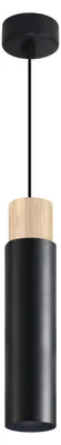 Zdjęcie produktu dla Lampa wisząca tuba Claro czarna 1xGU10x15W metal wym:125x5,5x5,5cm IP20 Candellux