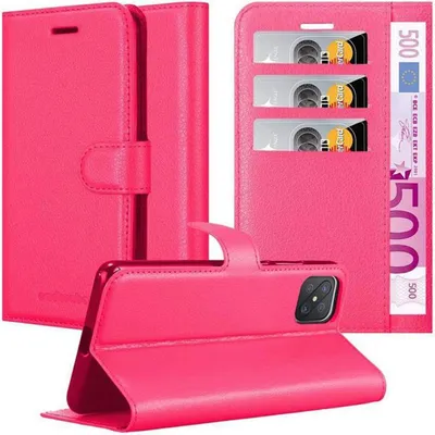 Obrázek produktu pro Cadorabo Case for Oppo A92s Protective Case in Pink Pouzdro na mobilní telefon s magnetickým zavíráním