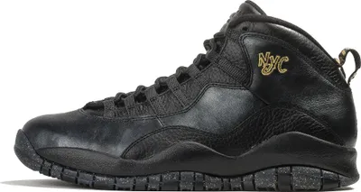 Produktbild von Nike Air Jordan 10 X Retro NYC Premium Basketballschuhe Sneaker schwarz 310806-012, Farbe:schwarz, Schuhgröße:37.5 EU