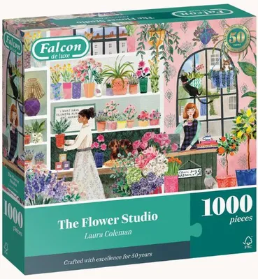 Produktbild von Falcon de luxe Falcon - The Flower Studio (1000 Teile), 1000 Stück(e), Landschaft, 15 Jahr(e)