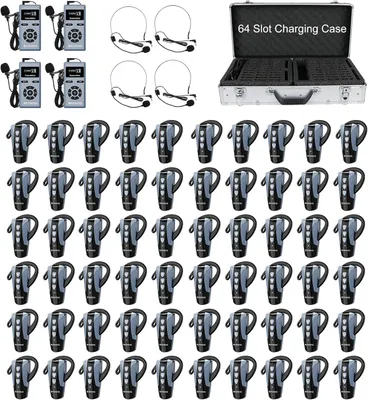 Produktbild von Retekess TT106S Tour Guide System, Audio System, Lange Lebensdauer, 200 m, One-Touch-Steuerung, Großtasten-Design, für Konferenzen, Reisen