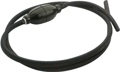Produktbild von Kraftstoffschlauch mit Pumpball 2m Länge und offenen Enden
