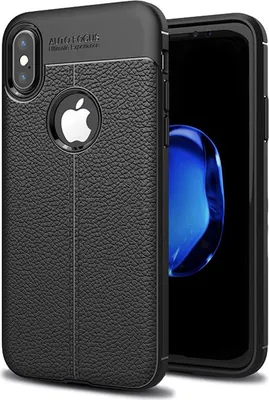 Produktbild von Hülle für Apple iPhone XS Max Schutzhülle 6.5 Zoll Slim Case Cover Outdoor Handyhülle aus TPU Stoßfest Extra Schutz Leicht Schwarz