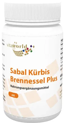 Produktbild von Vitaworld Sabal Kürbis Brennnessel Plus Kapseln, 60 St. Kapseln