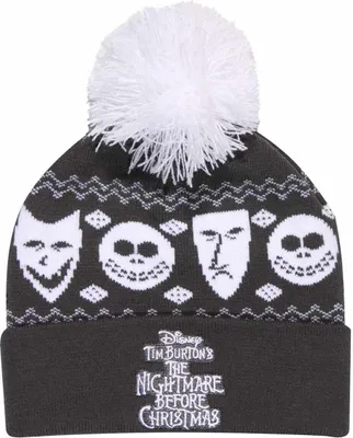 Produktbild von The Nightmare Before Christmas - "Misfits" Mütze für Herren/Damen Uni HE2000 (Einheitsgröße) (Schwarz/Weiß)
