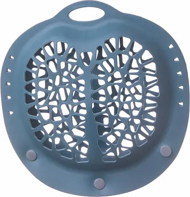 Immagine prodotto di INF Sacchetto per Bucato in Silicone con Fibbia - Protegge Delicati e Scarpe Blu