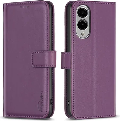 Produktbild von Samsung Galaxy S25 Edge Hülle - BINFEN Klapphülle - Violett
