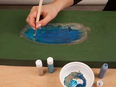Produktbild von NOCH Modellwasser mini, gestaltete Gewässer für Modellbau, 125 g gießfertig perfekt für Dioramen und Modellbahnen