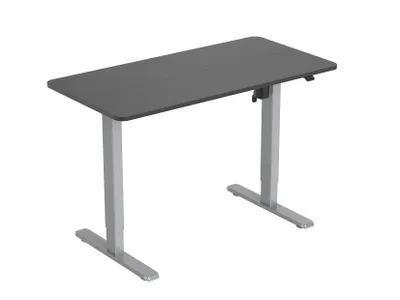 Produktbild von Equip Schreibtisch        Single Motor elek.  70Kg        gr lite Retail (Speditionsversand)