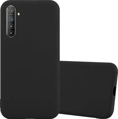 Produktbild von Cadorabo Hülle für Realme X2 / XT / Oppo K5 Schutzhülle in Schwarz Handyhülle TPU Silikon Etui Case Cover