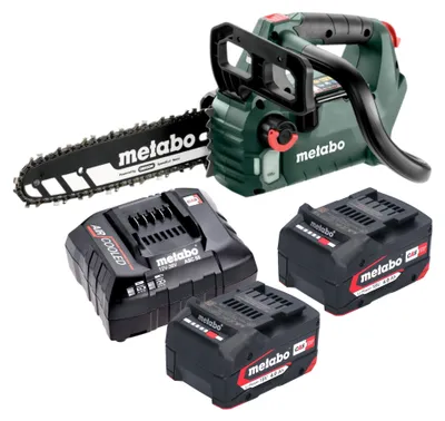 Produktbild von Metabo MS 18 LTX BL 25 Akku Kettensäge 18 V 25 cm Brushless + 2x Akku 4,0 Ah + Ladegerät