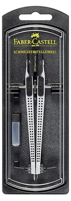 Zdjęcie produktu dla Faber-Castell Compass GRIP 2001, Srebrny