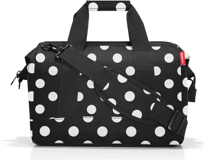 Immagine prodotto di reisenthel borsa a tracolla borsa da viaggio Allrounder Dots White nero