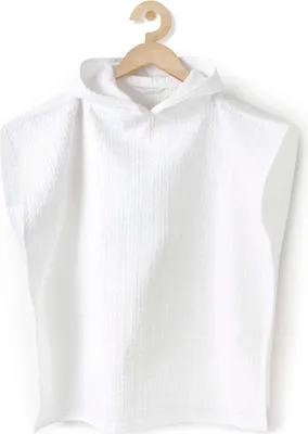 Produktbild von JUKKI Poncho Handtuch mit Kapuze - White
