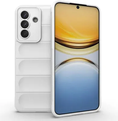 Produktbild von Mobigear Bumpy  Samsung Galaxy A57 Hülle Flexibles TPU Backcover - Weiß
