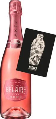 Produktbild von Luc Belaire Luxe Rose 0,75 Liter (12,5% vol) Schaumwein aus Frankreich - [Enthält Sulfite]
