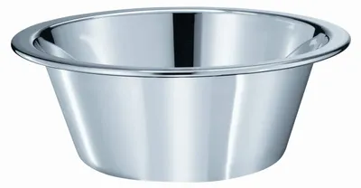 Edelstahl-Schüssel konisch 11,8 L Ø 40 cm silber
